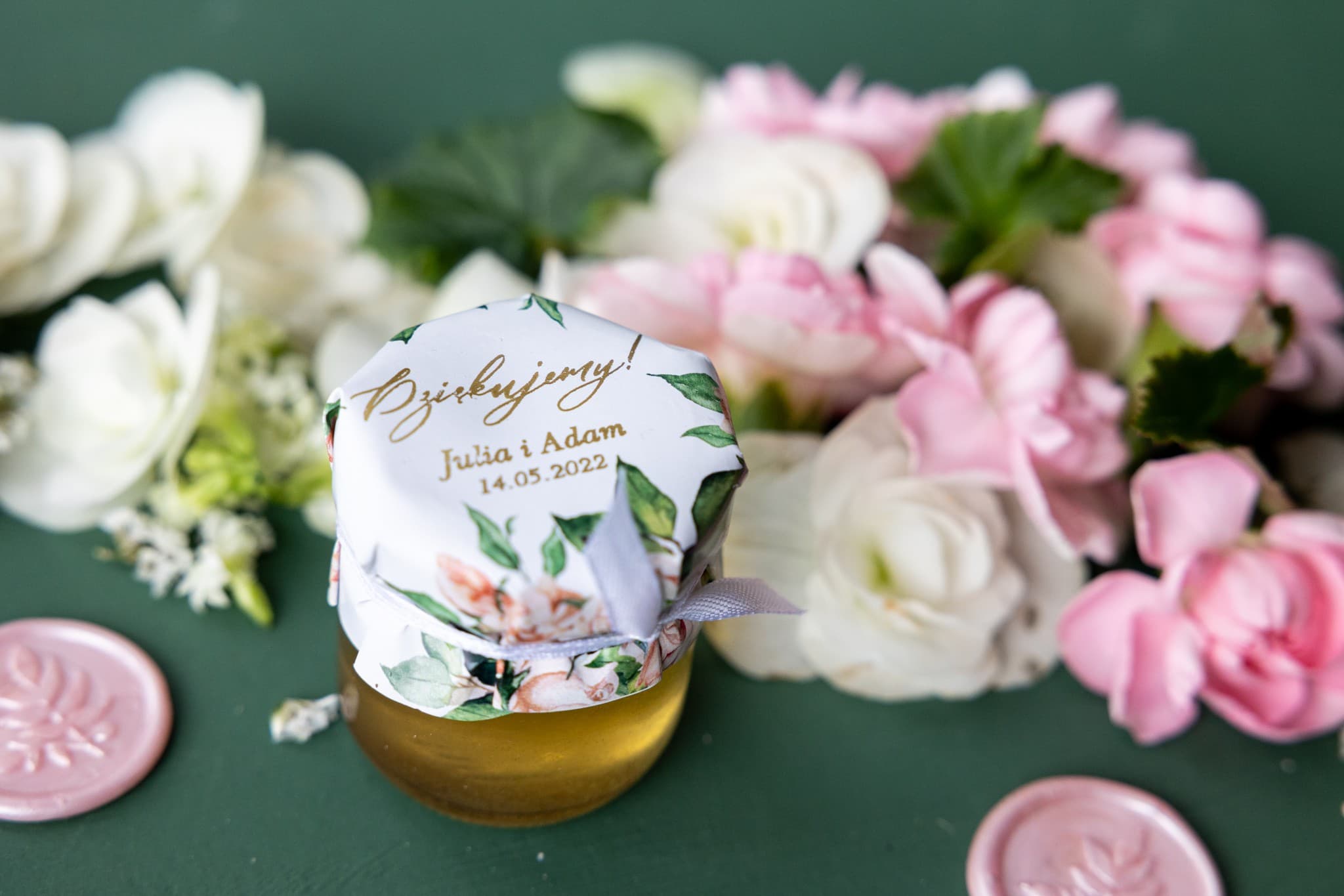 Złocone Miodziki Rubin nr 10 – Słodkie Podziękowanie z Piwonią