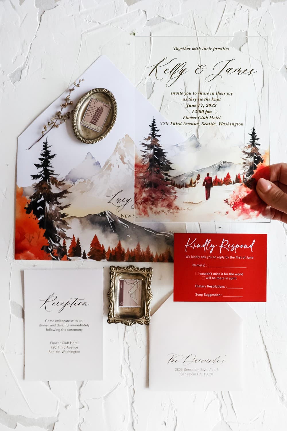 Próbka - Poczuj jakość i zobacz na żywo z bonem 10 zł | Eleganckie Zaproszenia Ślubne | Korani nr 19