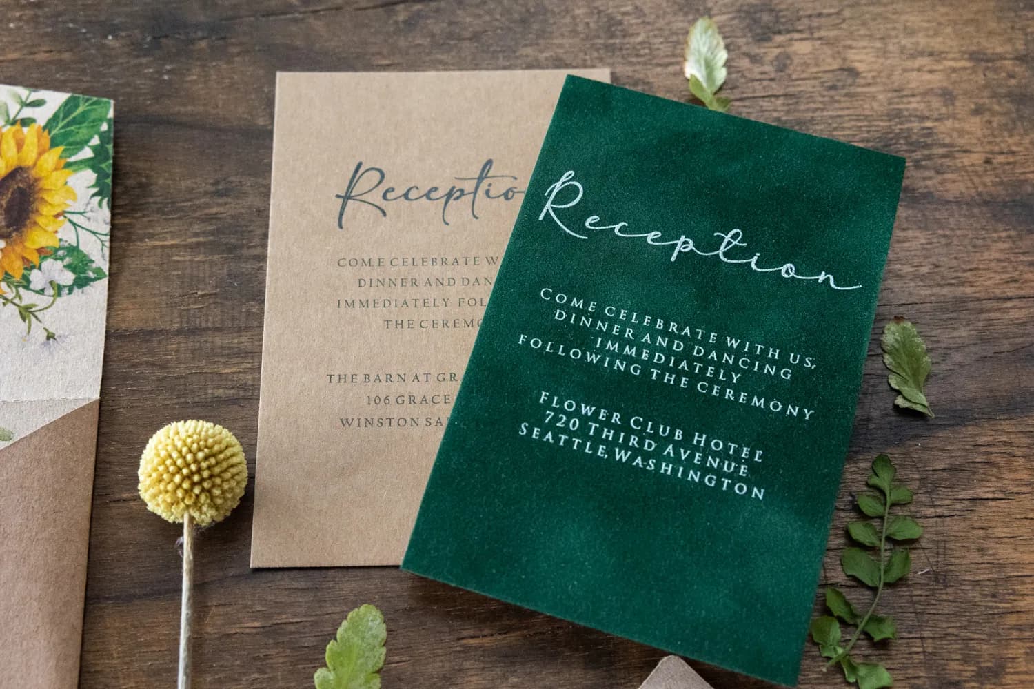 Zaproszenia na Wesele na Pleksi PR2 – Rustykalny Motyw Słoneczników - 6