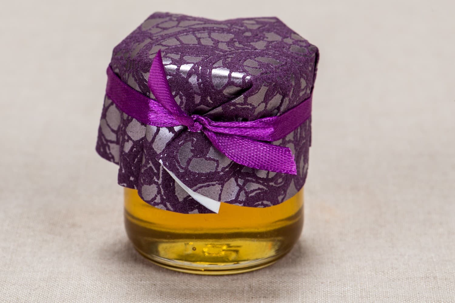 Miodki Ślubne Klaris nr 3 – Słodkie Podziękowanie z Fioletową Koronką