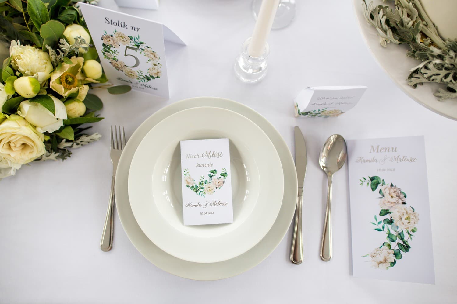 Nasiona Niezapominajki w Torebce Podziękowania dla Gości | Upominki Weselne Glamour | Cykade nr 15