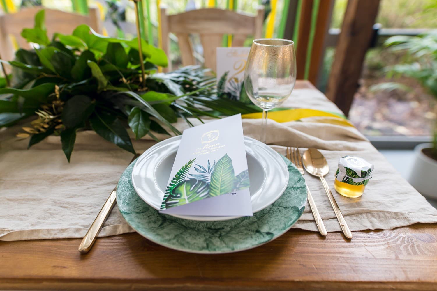 Złocone Miodki Ślubne Sorento nr 12 – Słodkie Podziękowanie w Stylu Greenery - 3