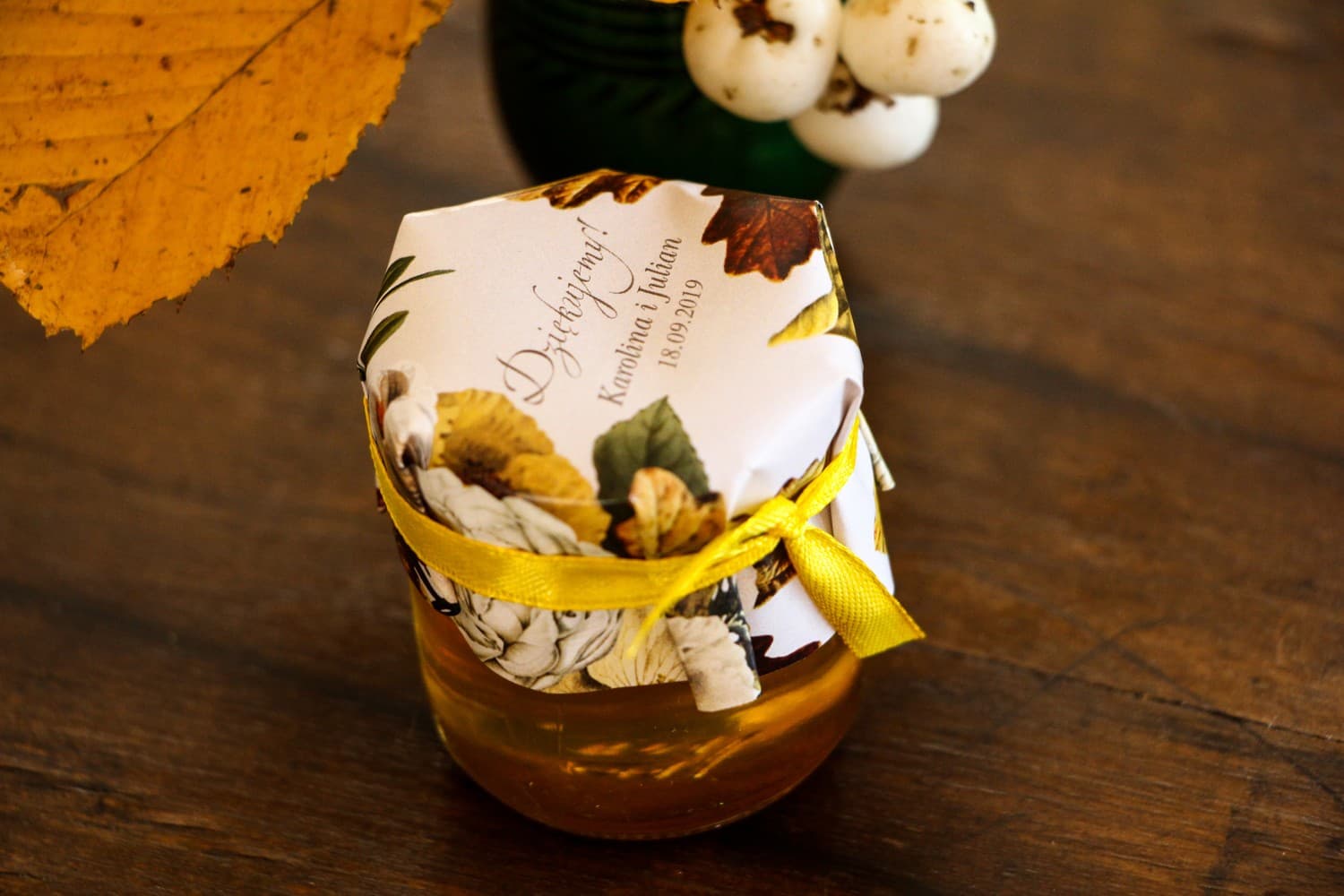 Polski Miód w Słoiczku Eteryczne nr 1 – Naturalny Upominek w Stylu Vintage