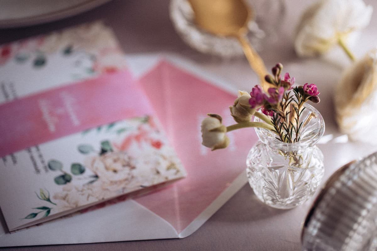 Różowe Pudełeczka na Słodycze dla Gości | Podziękowania Weselne z Motywem Piwonii | Rozalia nr 4 - 2