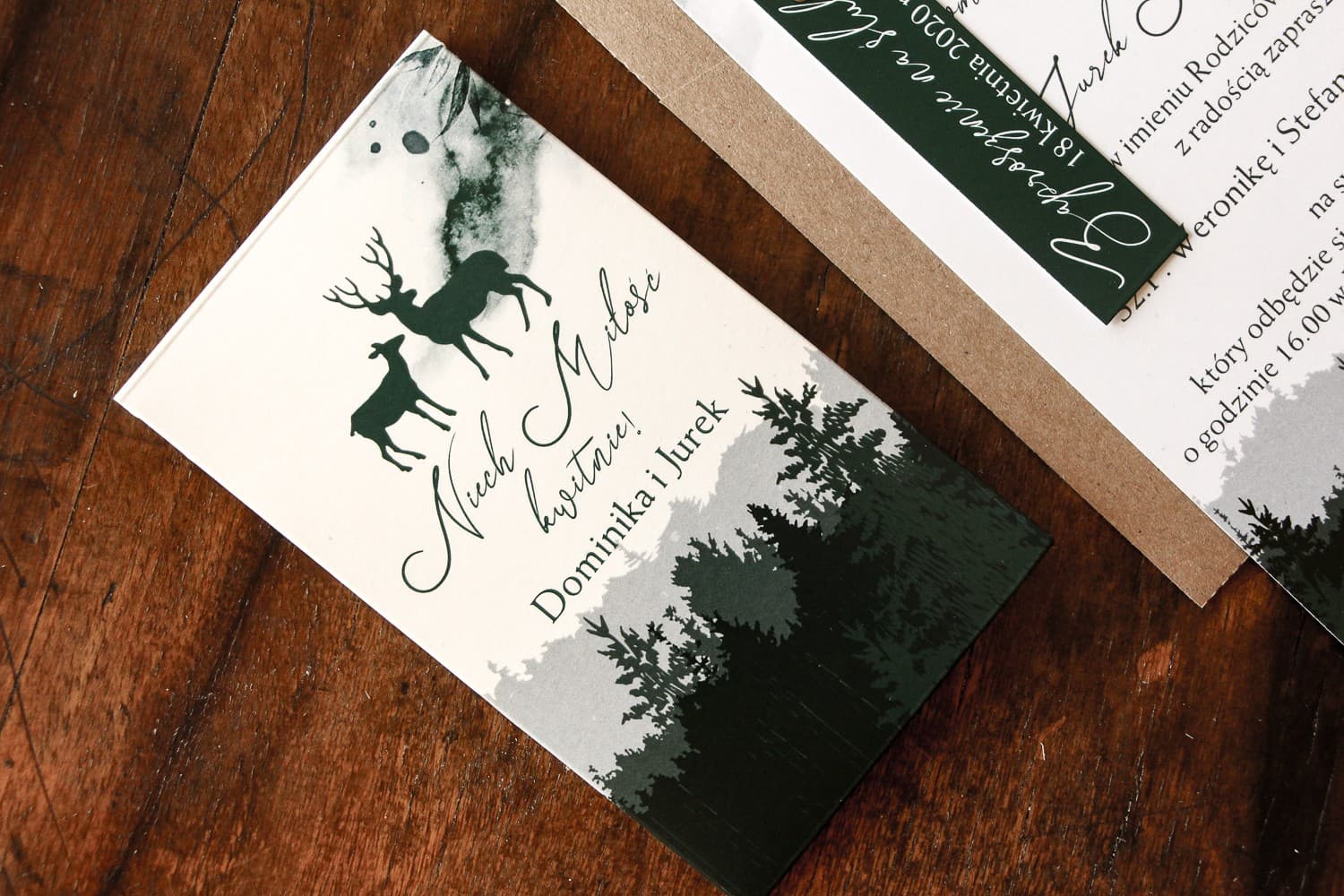 Nasionka Niezapominajki Podziękowania dla Gości Leśny Jeleń | Eko Upominki Weselne | Delize nr 1